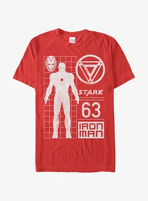 Marvel Iron Man Stark 63 T-Shirt