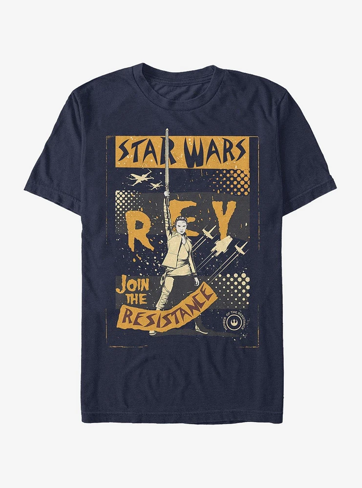 Star Wars Rey Join Resistance T-Shirt