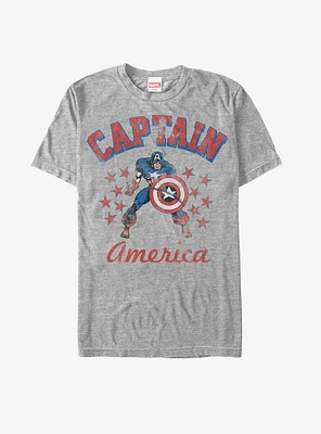 Marvel Classic Captain America Stars T-Shirt