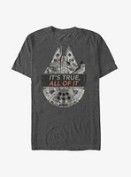 Star Wars Millennium Falcon It's True T-Shirt