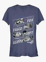 Nintendo Star Fox Zero Character Panels Girls T-Shirt