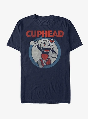 Cuphead Vintage Circle T-Shirt