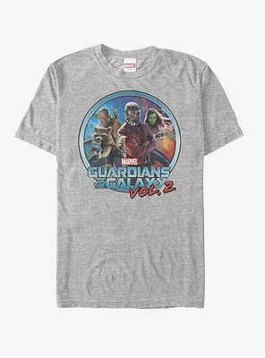 Marvel Guardians of Galaxy Vol. 2 Team Circle  T-Shirt