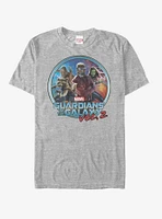 Marvel Guardians of Galaxy Vol. 2 Team Circle  T-Shirt