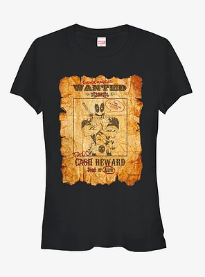 Marvel Deadpool Wanted Poster Girls T-Shirt
