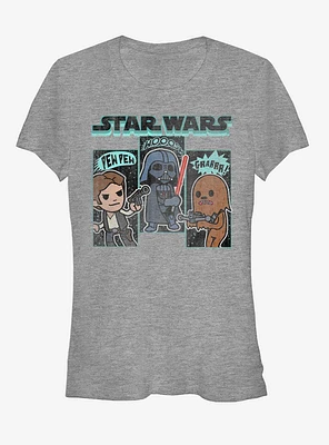 Star Wars Cartoon Sounds Girls T-Shirt