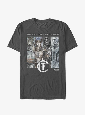 Marvel Avengers: Infinity War Children of Thanos Panels T-Shirt