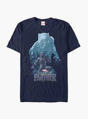 Marvel Black Panther 2018 Wakanda Silhouette T-Shirt