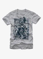 Star Wars Episode VII Characters The Force Awakens T-Shirt