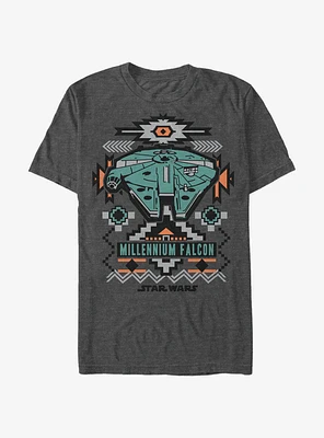 Star Wars Millennium Falcon Southwest Print T-Shirt