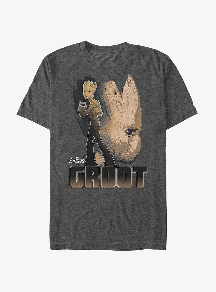 Marvel Avengers: Infinity War Groot Profile T-Shirt