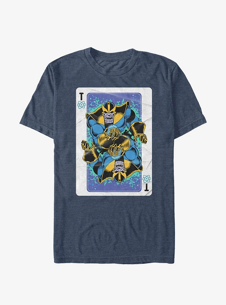 Marvel Thanos Playing Card T-Shirt