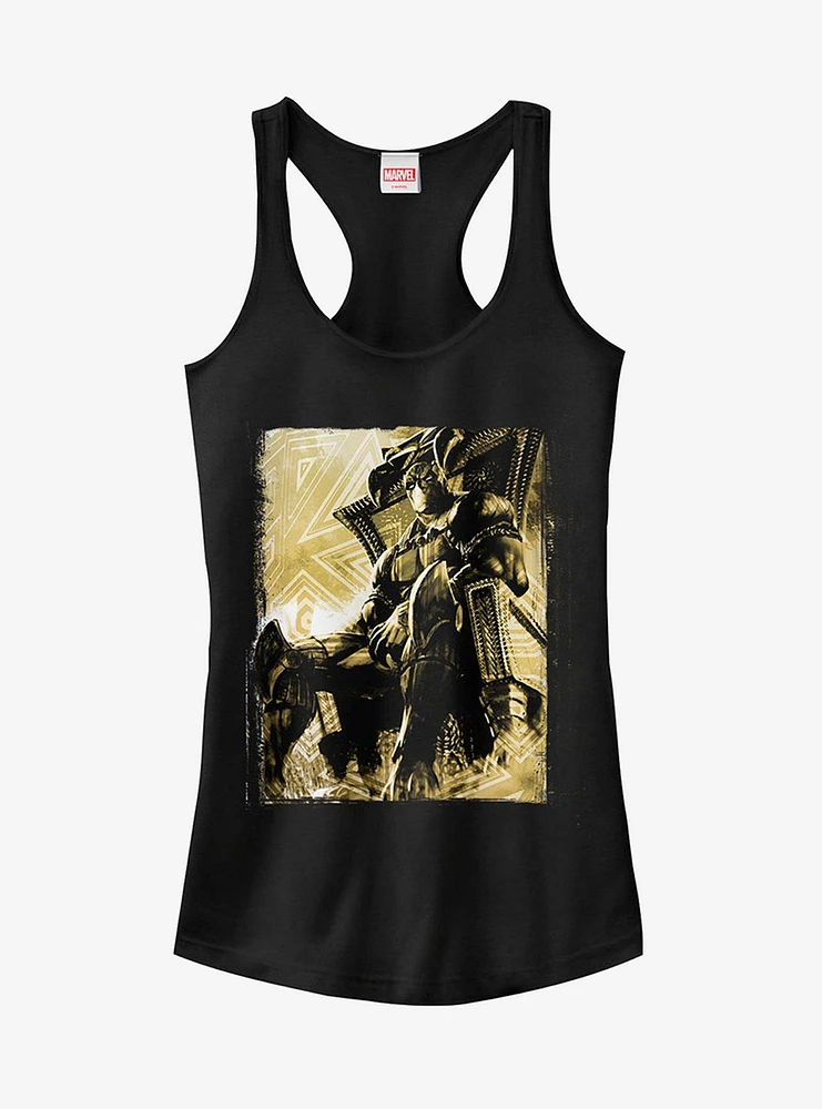 Marvel Black Panther Throne Girls T-Shirt