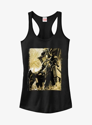 Marvel Black Panther Throne Girls T-Shirt