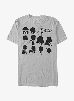 Star Wars Character Silhouettes T-Shirt