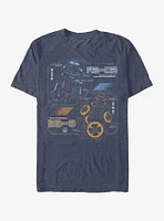 Star Wars Droid Schematics T-Shirt