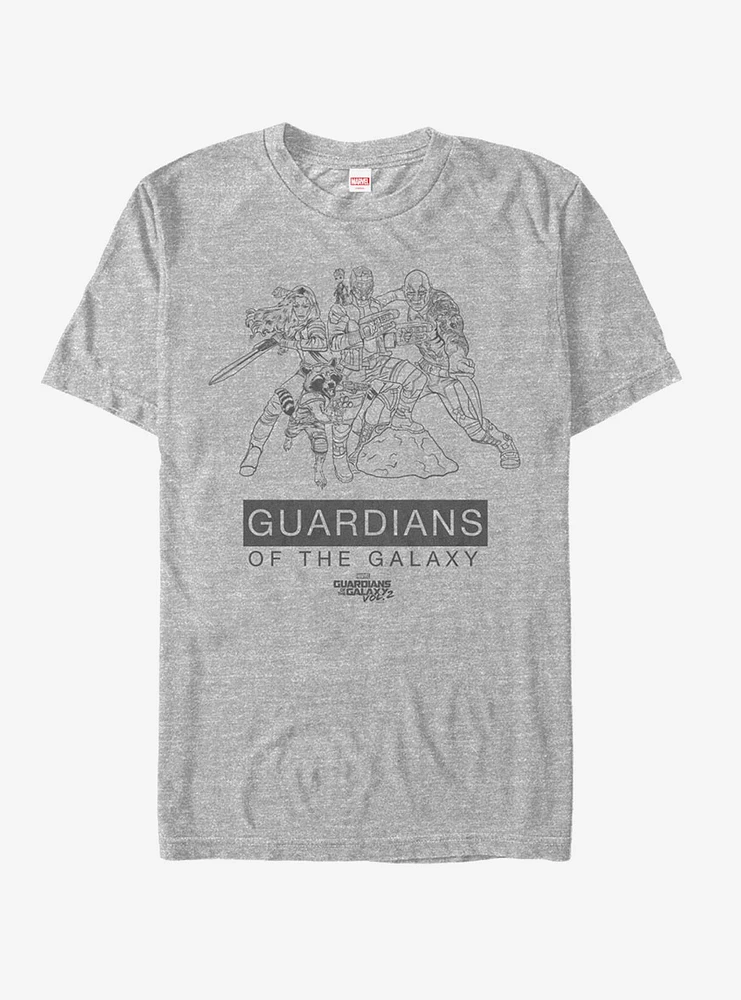 Marvel Guardians of the Galaxy Vol. 2 Team Ready T-Shirt