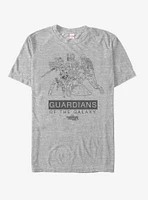 Marvel Guardians of the Galaxy Vol. 2 Team Ready T-Shirt