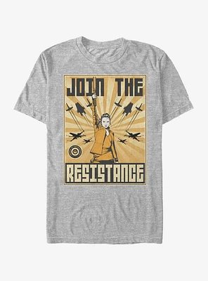 Star Wars Rey Resistance Propaganda Frame T-Shirt