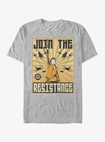 Star Wars Rey Resistance Propaganda Frame T-Shirt