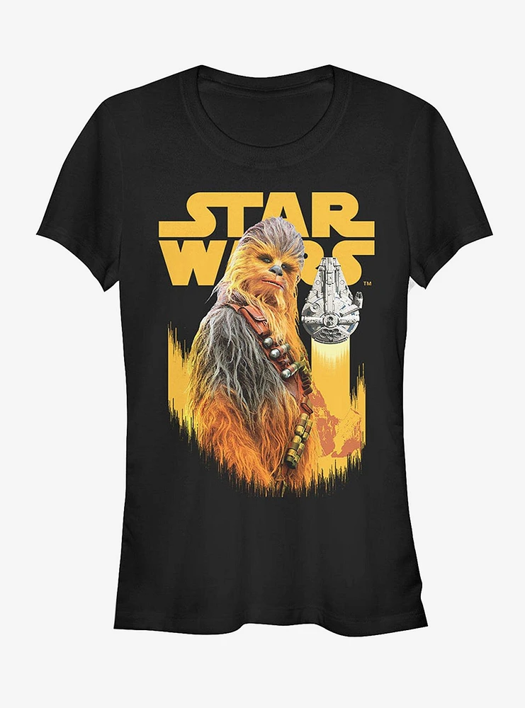 Star Wars Chewie Pose Girls T-Shirt