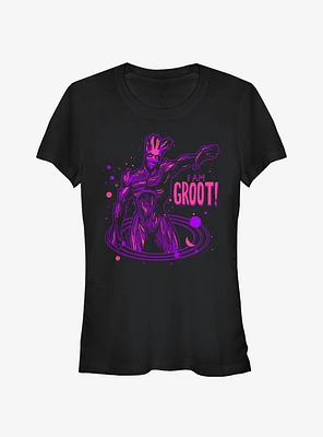 Marvel Guardians of the Galaxy I am Groot Girls T-Shirt