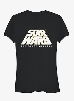 Star Wars Episode VII The Force Awakens Logo Girls T-Shirt