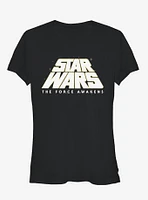 Star Wars Episode VII The Force Awakens Logo Girls T-Shirt