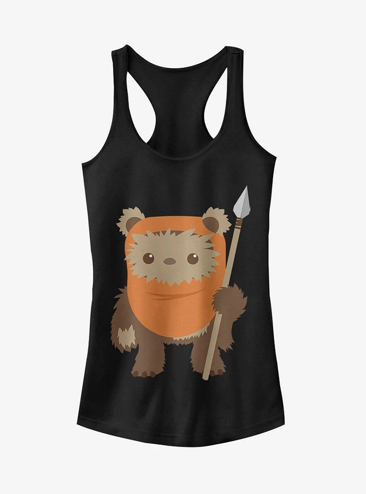 Star Wars Wicket Ewok Cartoon Girls Tank