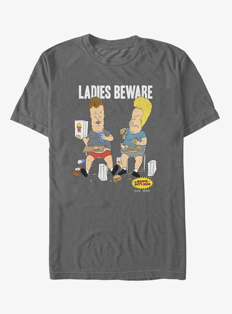 Beavis And Butt-Head Ladies Beware T-Shirt