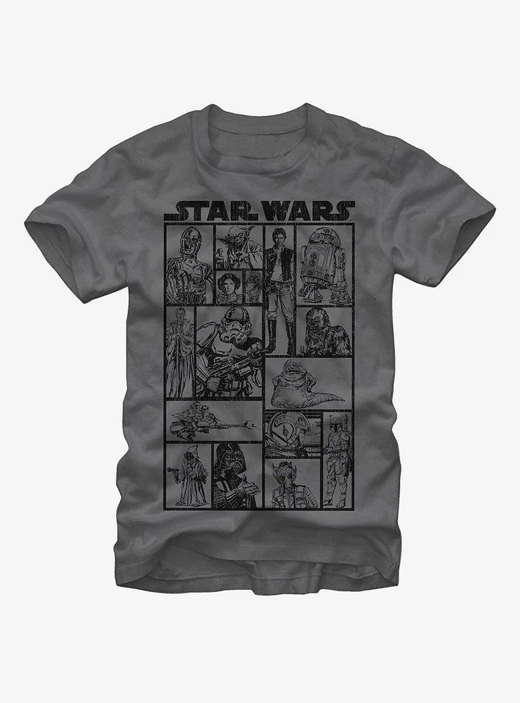 Star Wars Classic Character Group T-Shirt