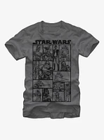 Star Wars Classic Character Group T-Shirt