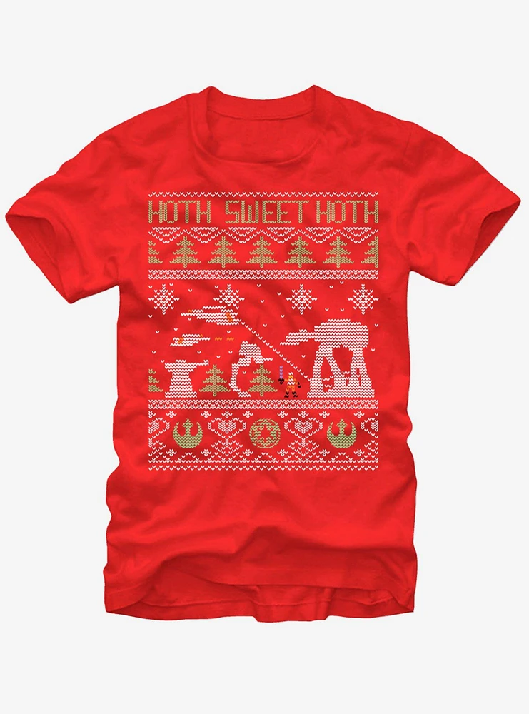 Star Wars Hoth Sweet Ugly Christmas Sweater T-Shirt