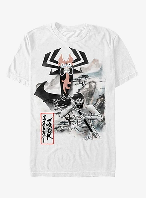 Samurai Jack Aku Nature Scene T-Shirt