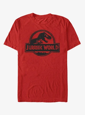 Jurassic World Red Logo T-Shirt