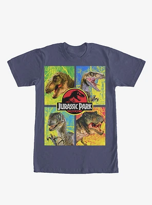 Jurassic Park T. Rex And Velociraptor T-Shirt