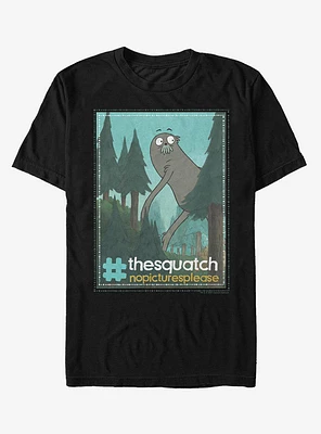 We Bare Bears The Squatch No Pictures T-Shirt