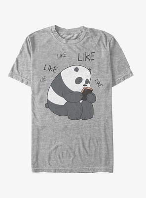 We Bare Bears Panda Internet Likes T-Shirt