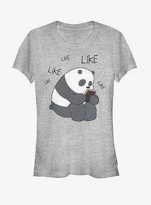 We Bare Bears Panda Internet Likes Girls T-Shirt