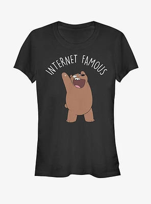 We Bare Bears Grizzly Internet Famous Girls T-Shirt