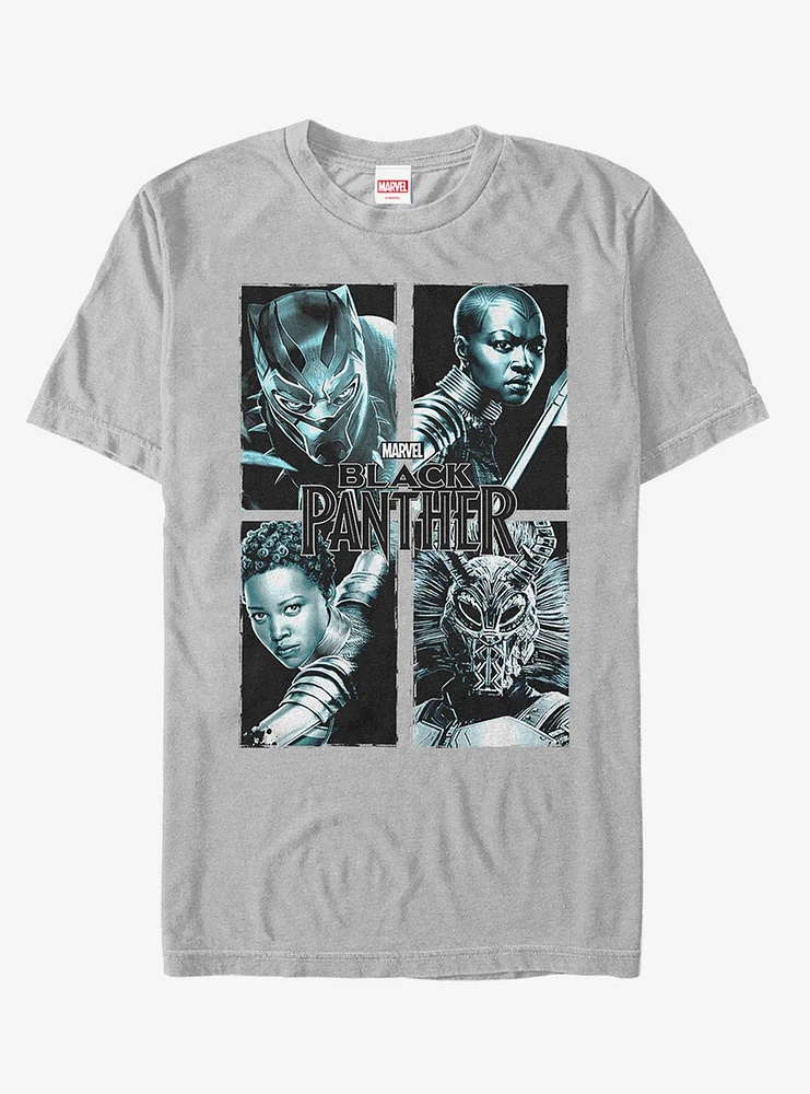 Marvel Black Panther 2018 Character Panel T-Shirt