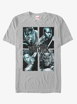 Marvel Black Panther 2018 Character Panel T-Shirt