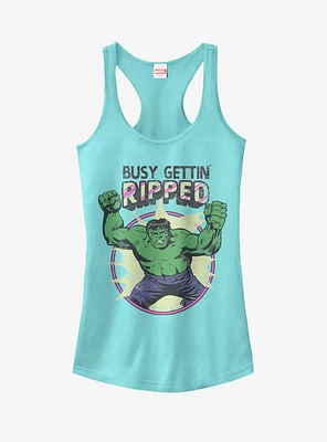 Marvel Hulk Getting Ripped Girls Tanks