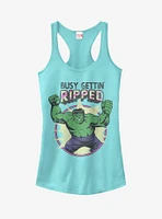 Marvel Hulk Getting Ripped Girls Tanks