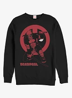 Marvel Deadpool Katana Sword Pose Girls Sweatshirt