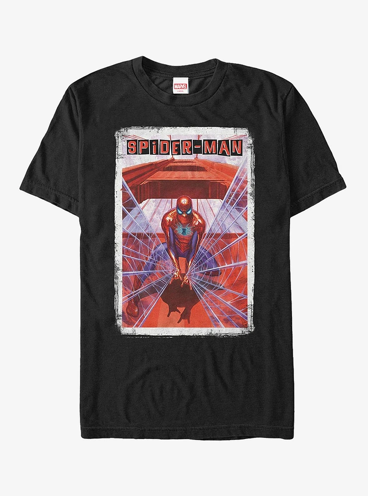 Marvel Spider-Man Web Page T-Shirt