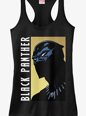 Marvel Black Panther Fierce Expression Girls Tanks