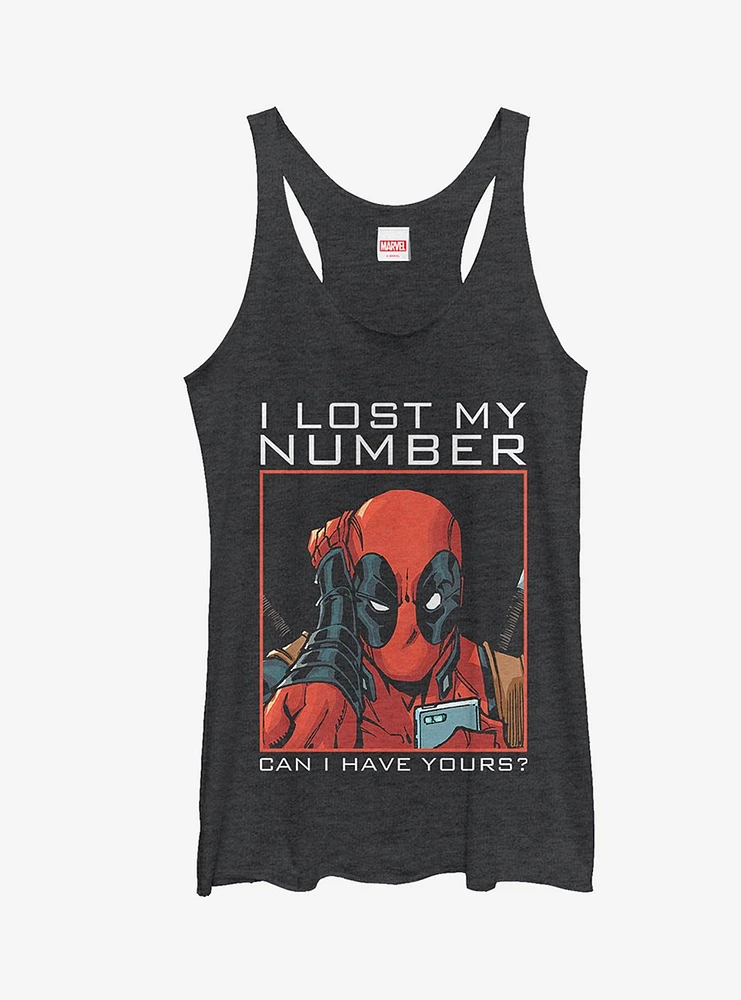 Marvel Deadpool Wants Your Number Girls Tank