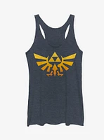 Nintendo Legend of Zelda Triforce Fade Girls Tanks