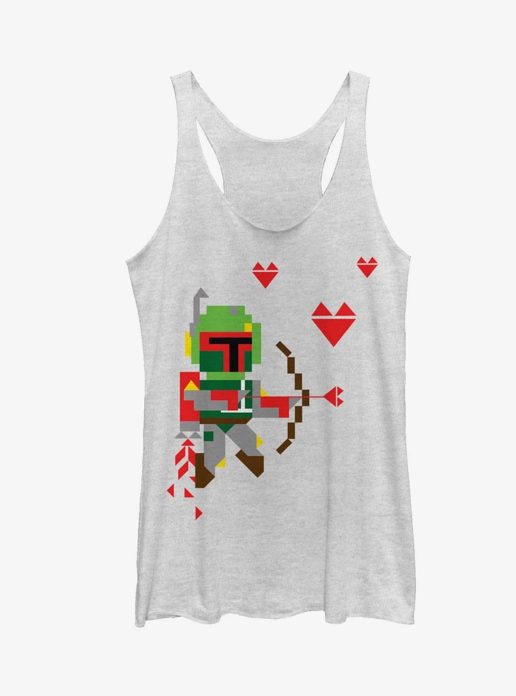 Star Wars Valentine's Day Boba Fett Cupid Girls Tanks